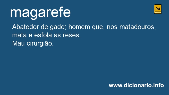 Significado de magarefes