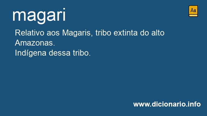 Significado de magari