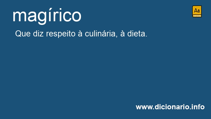 Significado de magrico