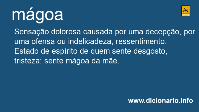 Significado de mgoa