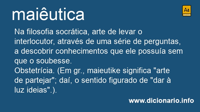 Significado de maiuticas