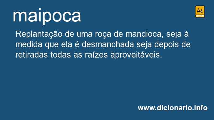 Significado de maipoca