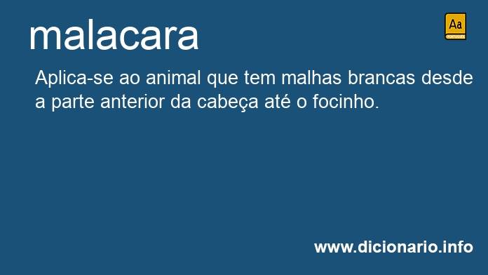 Significado de malacara