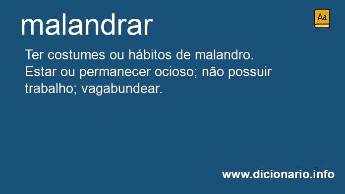 Significado de malandrsseis