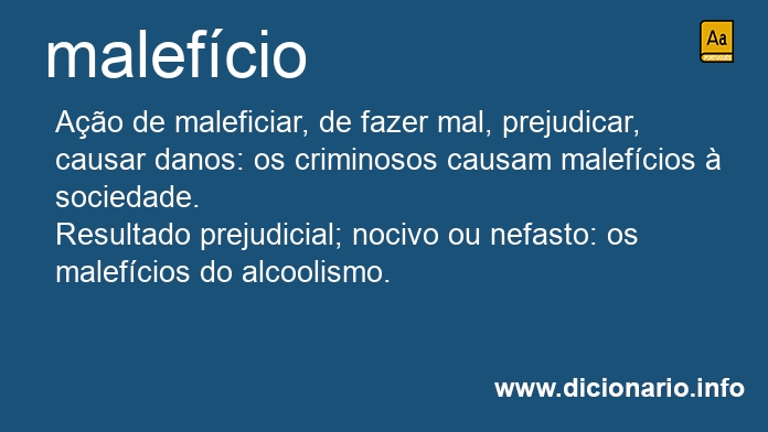 Significado de malefcia