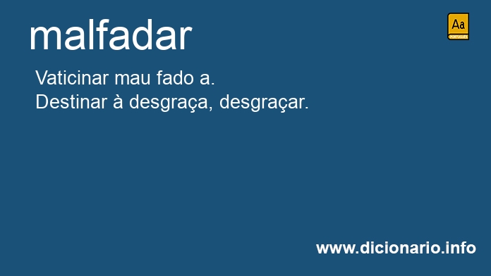 Significado de malfadar