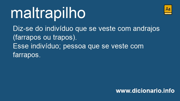 Significado de maltrapilha