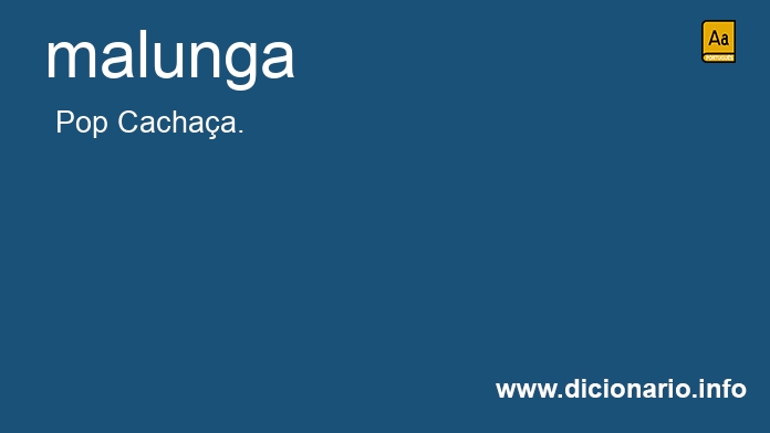 Significado de malunga