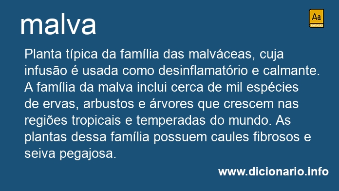 Significado de malva