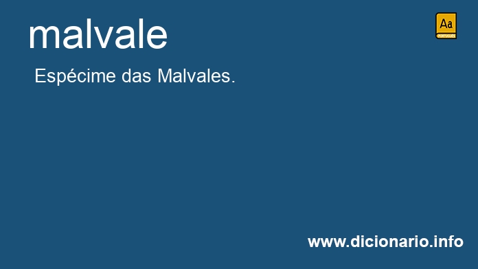 Significado de malvale