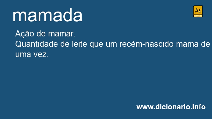 Significado de mamada