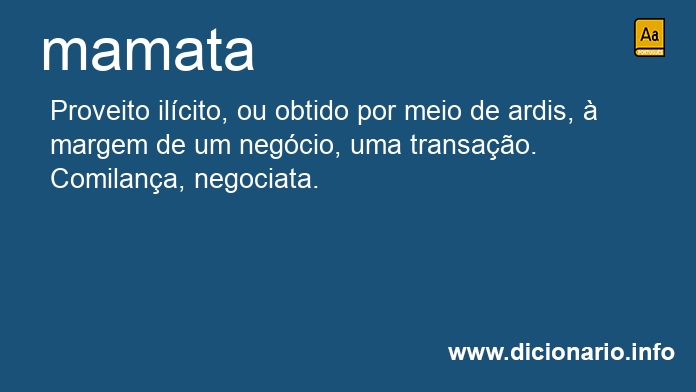 Significado de mamatas