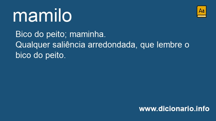 Significado de mamilo