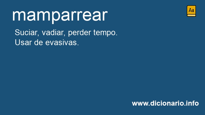 Significado de mamparreando