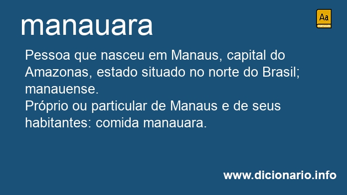 Significado de manauara