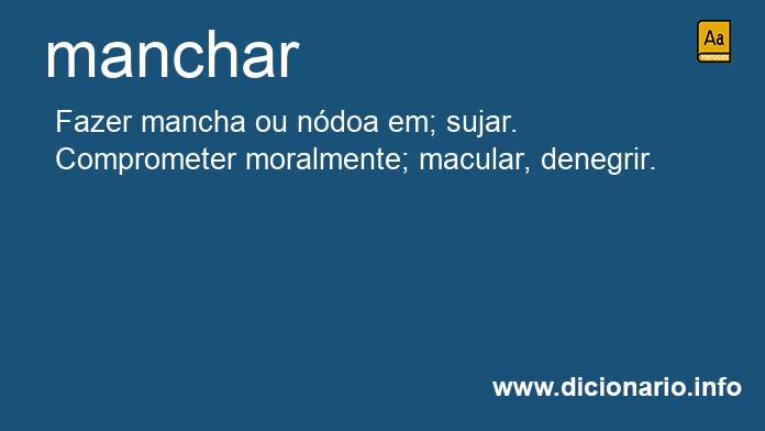 Significado de manchais