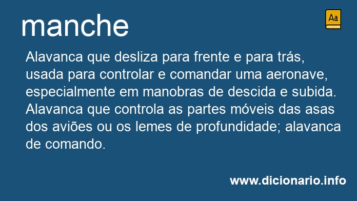 Significado de manche