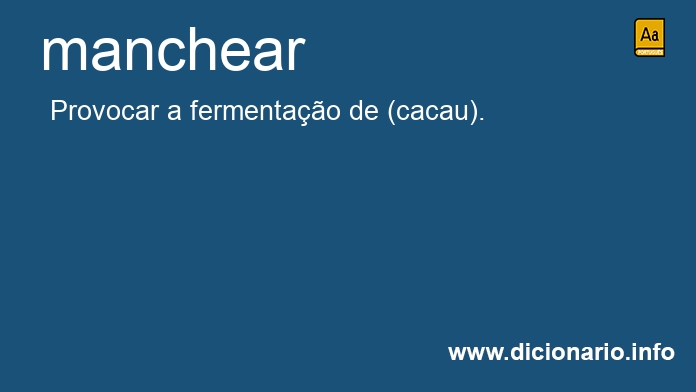 Significado de manchear