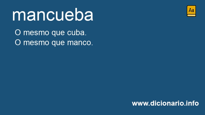Significado de mancueba