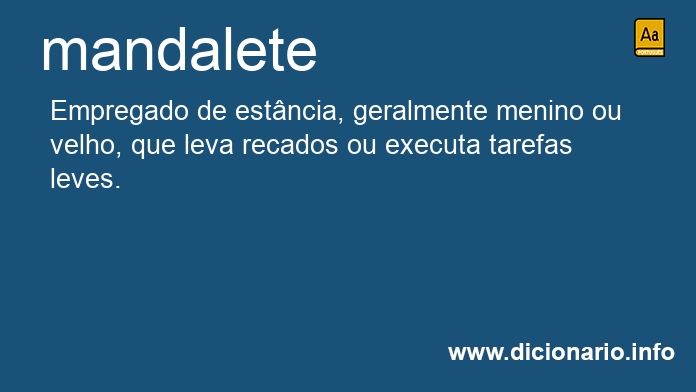 Significado de mandalete
