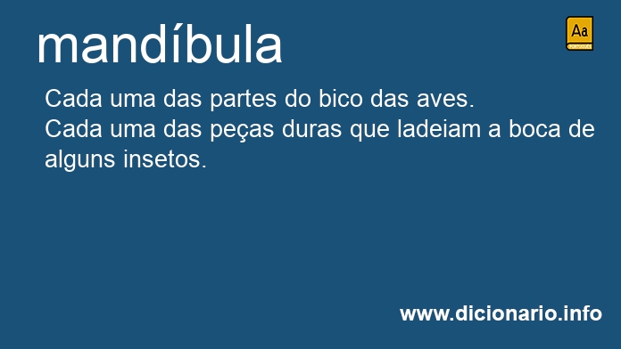 Significado de mandbula