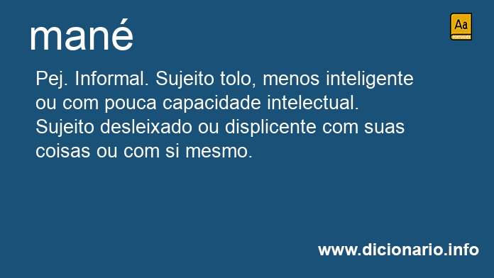 Significado de man