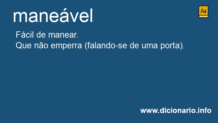 Significado de manevel