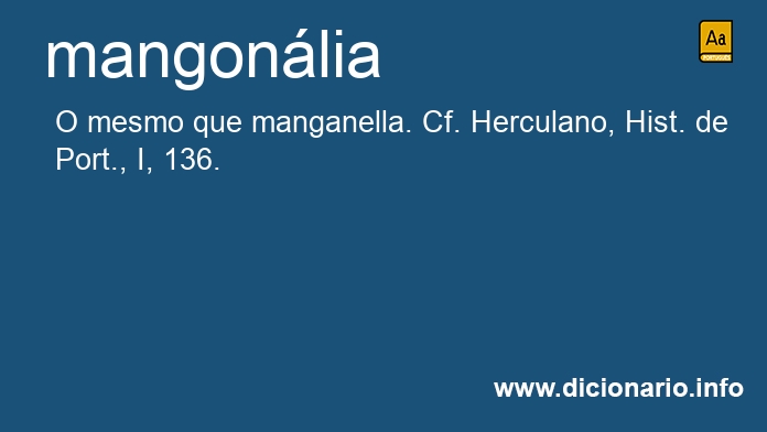 Significado de mangonlia