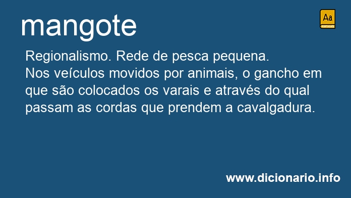 Significado de mangote