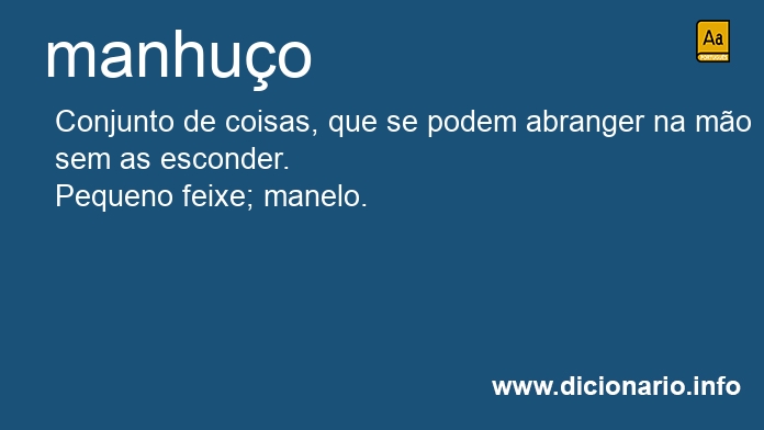 Significado de manhuo