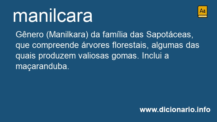 Significado de manilcara