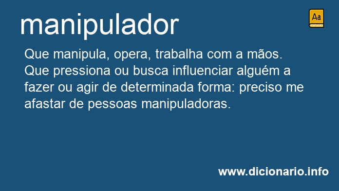 Significado de manipulador