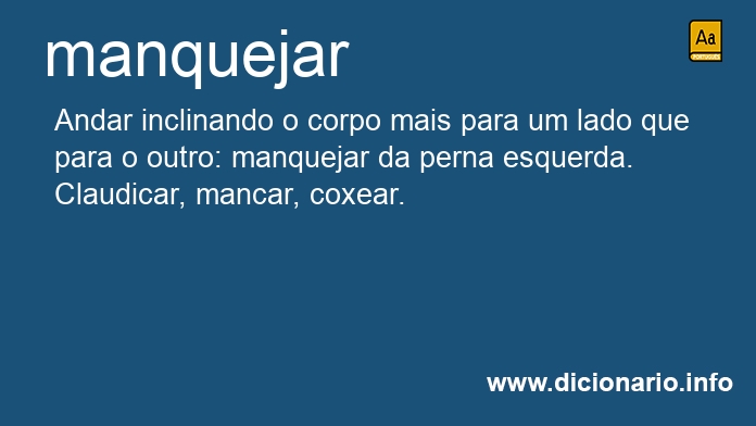 Significado de manquejam