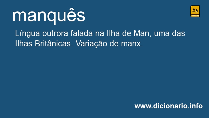 Significado de manqus