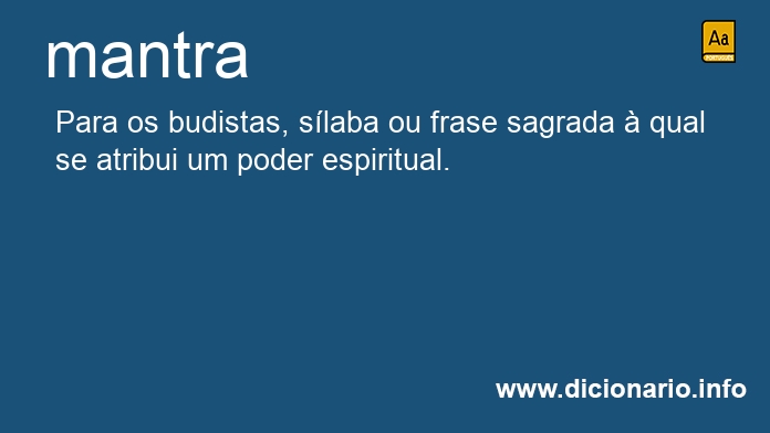 Significado de mantra