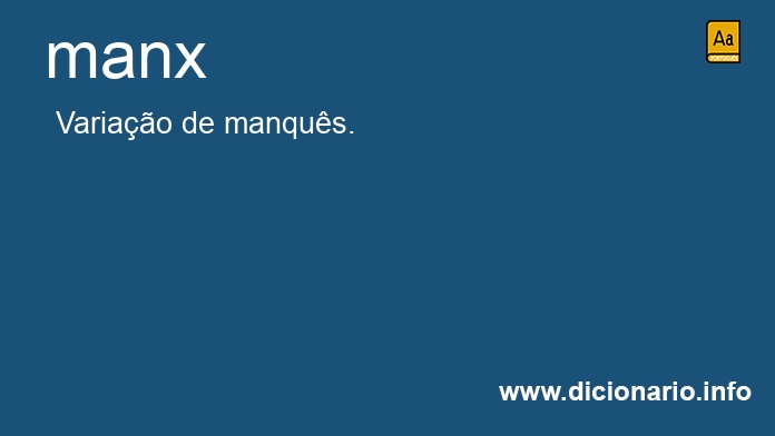 Significado de manx