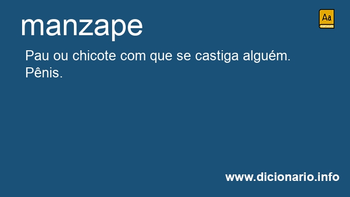 Significado de manzape