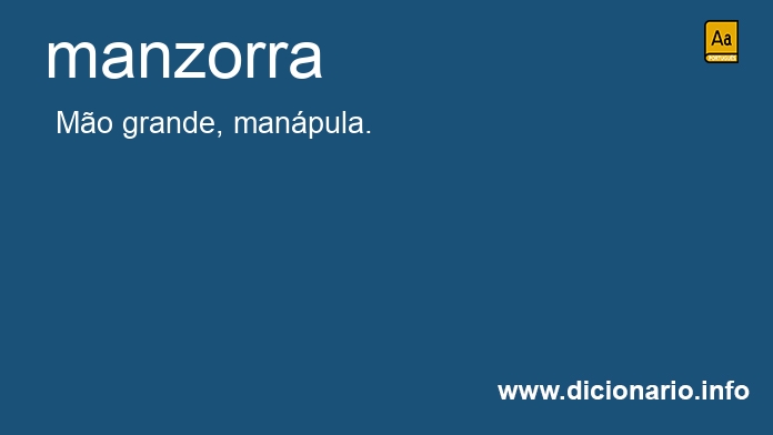 Significado de manzorra