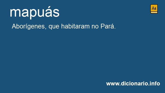Significado de mapu�s