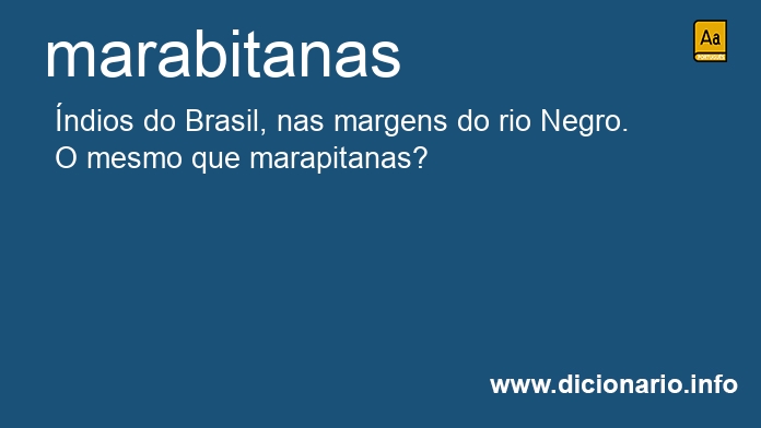 Significado de marabitanas