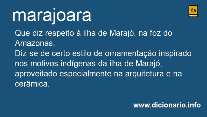 Significado de marajoara