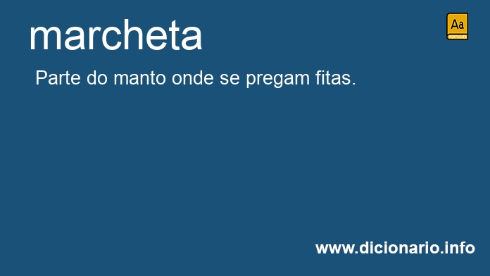 Significado de marcheta