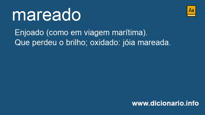 Significado de mareado