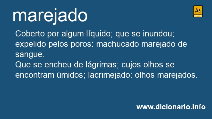 Significado de marejado