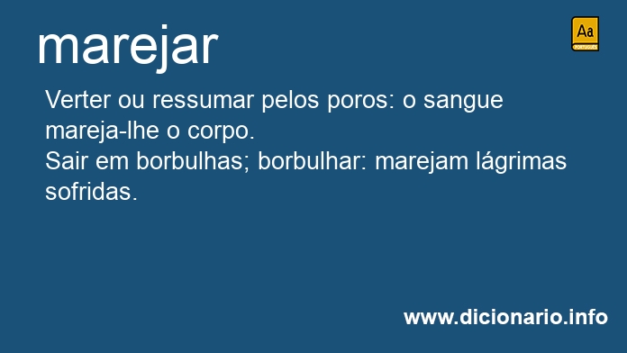 Significado de marejares