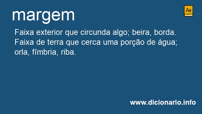 Significado de margem