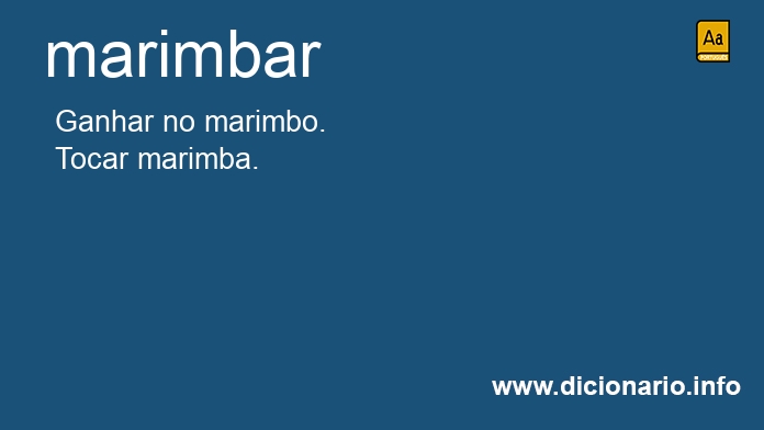 Significado de marimbas