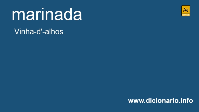 Significado de marinada