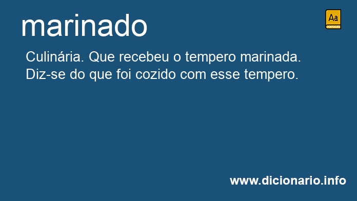 Significado de marinado