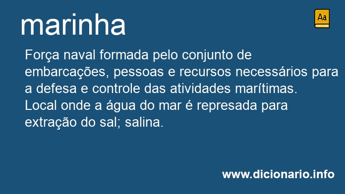 Significado de marinha